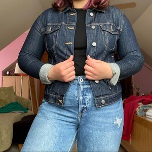 dark denim jacket